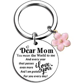 igvean Mom Gifts Personalized Gifts for Mom from Daughter Mom Birthday Gifts Mother’s Day Present Keychain Jewelry Accessories