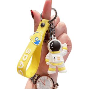 باينكس سلسلة مفاتيح رائعة بتصميم رائد فضاء كاواي، سلاسل مفاتيح لطيفة لرجال الفضاء، سلاسل مفاتيح للسيارة والمحفظة هدية in Kuwait