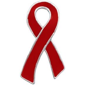 Red Ribbon Awareness Wholesale Pack / Bulk Pins – Red Ribbon Pin for HIV/AIDS Awareness, Drug Prevention, Heart Disease, Red Ribbon Week – Perfect for School, Support Groups, Gift-Giving and Fundraising