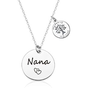 7RVZM Nana Birthday Necklace Gigi Jewelry Nana Necklace Best Nana Ever Jewelry Mothers Day Gift
