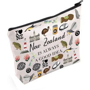POFULL New Zealand Inspired Gift New Zealand Is Always A Good Idea Tote Bag New Zealand Lover Gift (New Zealand Tote Bag)