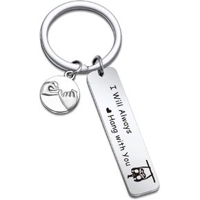 RSZOTW Sloth Lover Jewelry Girlfriend Keychain Sloth Gift Husband Jewelry Wife Keychain Hubby Jewelry Sloth Jewelry Boyfriend Keychain Wife Gift Sloth Lover Keychain