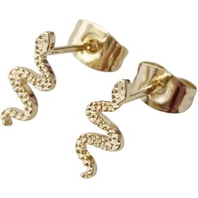 HONEYCAT Mini Snake Studs in Gold, Rose Gold, or Silver | Minimalist, Delicate Jewelry