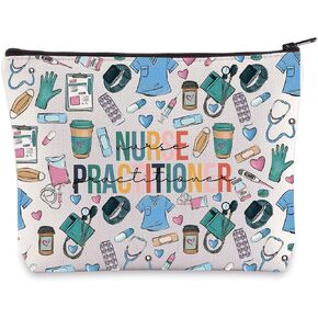 WZMPA Nurse Practitioner Cosmetic Bag Medical NP Gift Nurse Practitioner Graduation Makeup Zipper Pouch Bag For Nurse Practitioner Appreciation Gift (Nurse Practitioner)