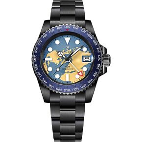 Pagani Design Watches for Men Automatic GMT NH34 PD1758 TMI Japan Movement Sapphire Glass Waterproof Watch