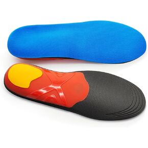 High Arch Support Insoles for Women and Men,Plantar Fasciitis Relief Shoe Insoles,Anti Odor Arch Support Orthotics Insoles for Arch Pain ((M) 8.5-10.5MEN/9.5-11.5WOMEN)