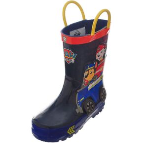 Nickelodeon Paw Patrol Boy's Waterproof Easy On Rain Boots