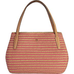 Eric Javits Squishee Isla Straw Tote Bag for Women - Straw Beach Bags for Women - Lightweight Woven Summer Purses for Women