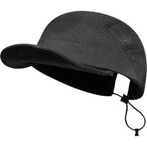 CLAPE Men Quick Dry Baseball Cap 5 Panel Hat Lightweight Trucker Mesh Hats Workout Dad Hat Running Outdoor Sports Cap