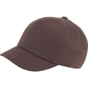 RaOn B409 Empty Plain Ball Cap Cute Short Bill Design Cotton Baseball Hat Truckers