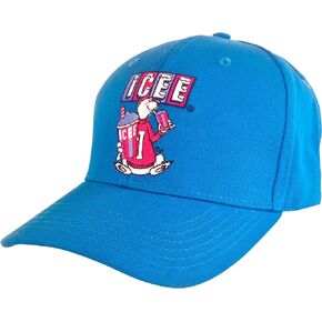 Tee Luv ICEE Logo Hat - Blue ICEE Polar Bear Baseball Cap