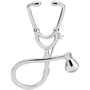 Stethoscope Brooch Stethoscope Pin Nurse, Medical Student Graduation Gift, Physician Jewelry