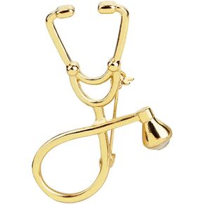Stethoscope Brooch Stethoscope Pin Nurse, Medical Student Graduation Gift, Physician Jewelry