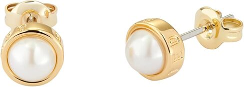 Ted Baker London Sinaa Pearl Stud Earrings For Women (Gold/Pearl) in Saudi Arabia