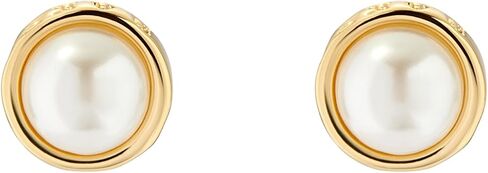 Ted Baker London Sinaa Pearl Stud Earrings For Women (Gold/Pearl) in Saudi Arabia