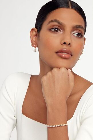 Ted Baker London Sinaa Pearl Stud Earrings For Women (Gold/Pearl) in Saudi Arabia