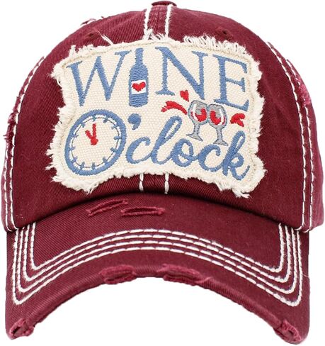 قبعة بيسبول كلاسيكية للسيدات من Wine O'Clock in Kuwait