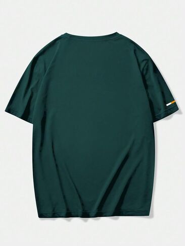 SOLY HUX Men's Letter Graphic Tee Tops Vintage Short Sleeve Crew Neck T Shirts Summer in Saudi Arabia