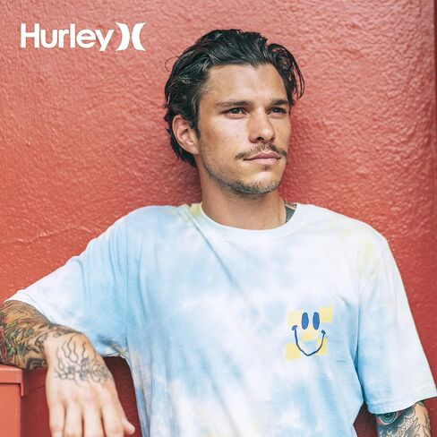 Hurley Men's Everyday Washed One and Only Solid T-Shirt, Black, XX-Large in Saudi Arabia