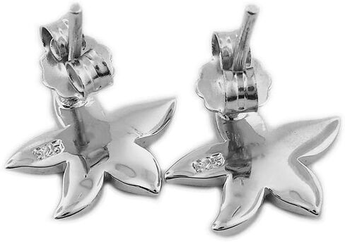 الجنيه الاسترليني الفضة الاصطناعية العقيق الأزرق Plumeria نجم البحر أقراط in Kuwait