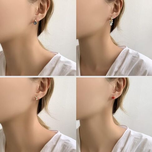 حلق مميز من Viewlap لمدة شهر، صندوق مرآة مكون من 20 زوجًا من الأقراط للنساء، مجوهرات عصرية للحظات خاصة وعيد الميلاد وعيد الحب وعيد الأم (+ مع صندوق هدايا) in Kuwait