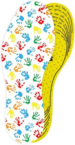 Kaps Arieto Cut to Fit Quality Shoe Insoles for Kids, Breathable Prevent Blisters Calluses and Smell Fresh in Saudi Arabia