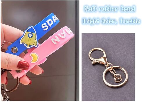 باينكس سلسلة مفاتيح رائعة بتصميم رائد فضاء كاواي، سلاسل مفاتيح لطيفة لرجال الفضاء، سلاسل مفاتيح للسيارة والمحفظة هدية in Kuwait