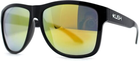 Mirror Lens Kush Mens Oversize Rectangular Sport Sunglasses in Saudi Arabia