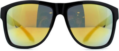Mirror Lens Kush Mens Oversize Rectangular Sport Sunglasses in Saudi Arabia