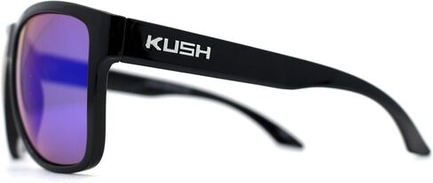 Mirror Lens Kush Mens Oversize Rectangular Sport Sunglasses in Saudi Arabia