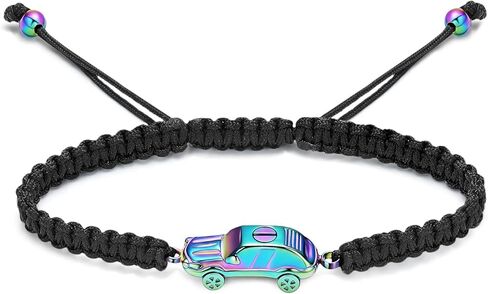 Car Cremation Bracelet for Ashes Stainless Steel Memorial Urn Adjustable Wristband Bangle Keepsake Loved Ones Ashes Holder for Men Women in Kuwait