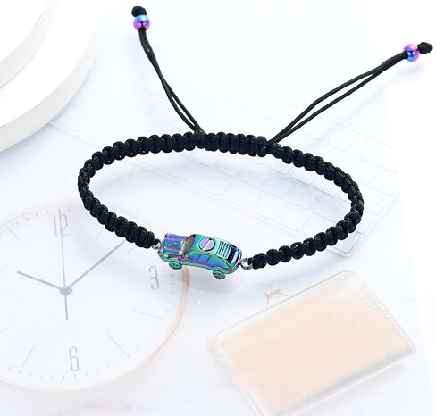 Car Cremation Bracelet for Ashes Stainless Steel Memorial Urn Adjustable Wristband Bangle Keepsake Loved Ones Ashes Holder for Men Women in Kuwait