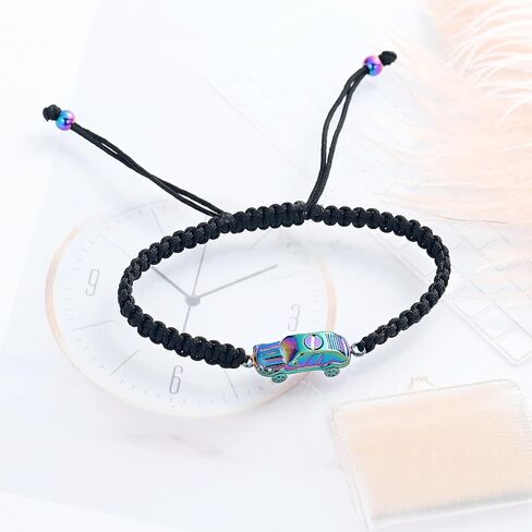 Car Cremation Bracelet for Ashes Stainless Steel Memorial Urn Adjustable Wristband Bangle Keepsake Loved Ones Ashes Holder for Men Women in Kuwait