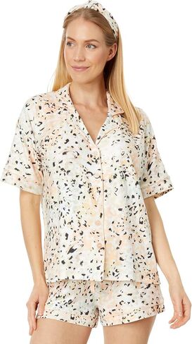 PJ Salvage Women's Loungewear Lavish Nights Pajama Pj Set, Orange Crush, M in Saudi Arabia