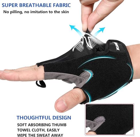 قفازات MOREOK للرجال لركوب الدراجات، قفازات نصف إصبع لركوب الدراجات MTB DH Road Bike Gloves جل وسادة ممتصة للصدمات ومضادة للانزلاق قابلة للتنفس قفازات دراجة نارية جبلية للجنسين والنساء in Saudi Arabia