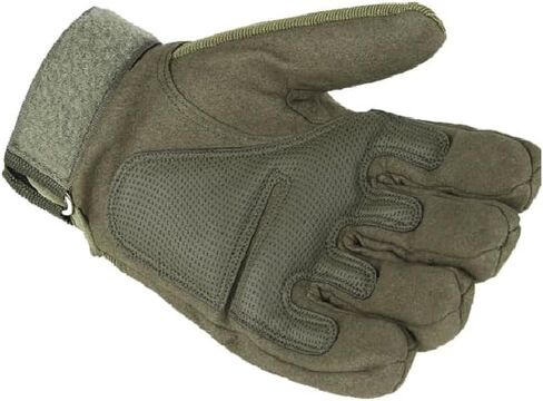 Navkar Crafts Full Finger Motorcycle Shooting Tactical Outdoor Breathable Riding Gloves for Men and Boys (Size:XL,Green) in Saudi Arabia