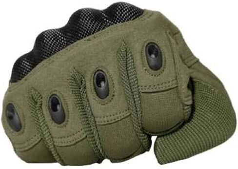 Navkar Crafts Full Finger Motorcycle Shooting Tactical Outdoor Breathable Riding Gloves for Men and Boys (Size:XL,Green) in Saudi Arabia