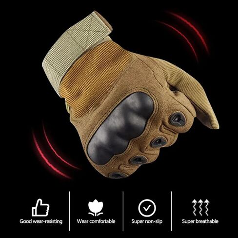 Navkar Crafts Full Finger Motorcycle Shooting Tactical Outdoor Breathable Riding Gloves for Men and Boys (Size:XL,Green) in Saudi Arabia
