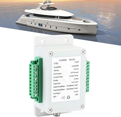 Nmea 2000 Signal Converter,nmea 2000 adapter cx5003 nmea 2000 converter ShipYacht Parts 9‑32V DC Converter Box Convert Sensor Singal to NMEA2000 IP67 Waterproof for Boat Yacht in Saudi Arabia