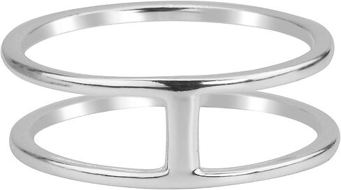 .925 Sterling Silver Cute Knuckle Rings Size 3.5 in Saudi Arabia
