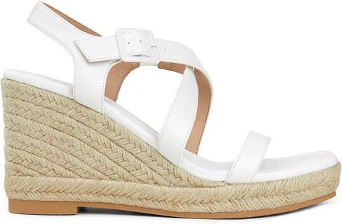 صنادل إسفين من Arromic للنساء، صنادل Espadrille ذات نعل سميك، أحذية بكعب عريض مفتوح من الأمام، كاجوال مريح للصيف والشاطئ للنساء المتأنقة in Kuwait