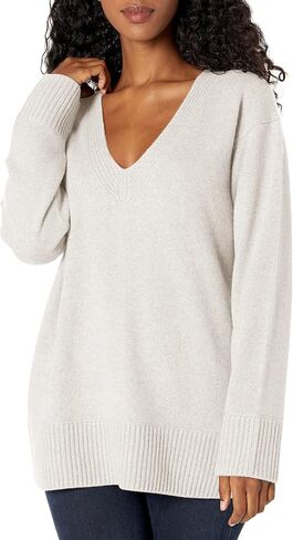 Vince Women's Rib Trim V-Neck Tunic in Saudi Arabia
