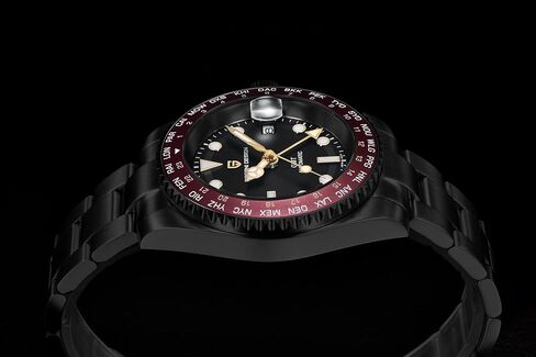 Pagani Design Watches for Men Automatic GMT NH34 PD1758 TMI Japan Movement Sapphire Glass Waterproof Watch in Saudi Arabia