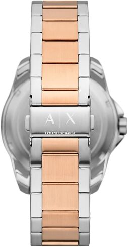 ساعة رياضية مستوحاة من الغوص من A｜X ARMANI EXCHANGE للرجال مع سوار من الفولاذ المقاوم للصدأ أو السيليكون in Saudi Arabia