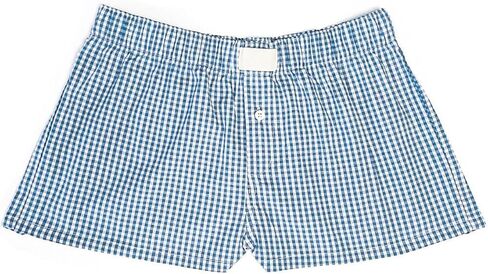 شورت بيجامة للنساء من واي 2 كيه بخصر منخفض وشورت للنوم بوكسر كاروهات للنوم وشورت نوم قصير قصير للاسترخاء in Kuwait