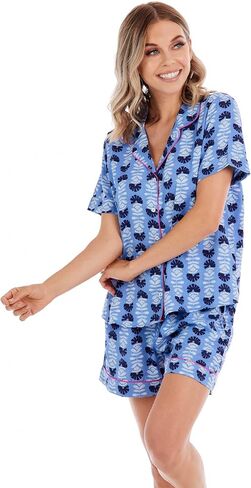 Mud Pie womens Mud Pie Women's Julianna Pajama Set Mud Pie Women's Julianna Pajama Set (pack of 2) in Saudi Arabia