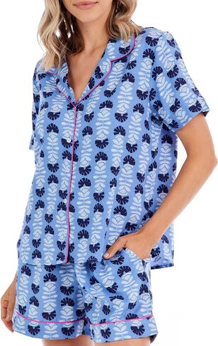 Mud Pie womens Mud Pie Women's Julianna Pajama Set Mud Pie Women's Julianna Pajama Set (pack of 2) in Saudi Arabia