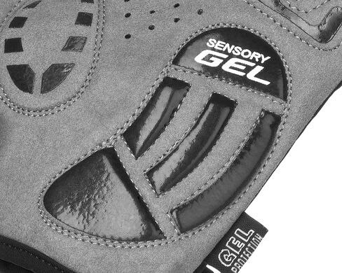 Cycling Gloves with Gel Padded Protection. Road and Mountain Biking. Half Finger with Pull Tabs. Men, Women and Children Sizes. in Saudi Arabia