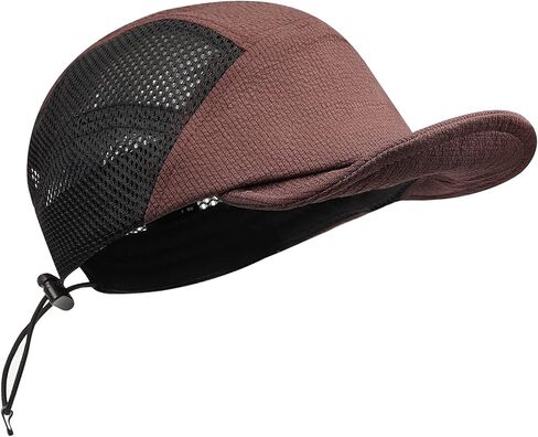 CLAPE Men Quick Dry Baseball Cap 5 Panel Hat Lightweight Trucker Mesh Hats Workout Dad Hat Running Outdoor Sports Cap in Saudi Arabia