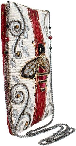 Mary Frances Royal Bee Mini Beaded Crossbody Handbag, Multicolor in Kuwait